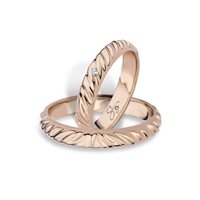 Anello Polello Fede in Oro Diamante 0.02 Ct F3275UR - F3275UR